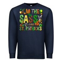 Navy I'm the sassy one St. Patrick's Premium Sweatshirt - HowdyJamesFarm