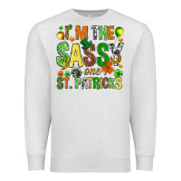 Oatmeal Heather I'm the sassy one St. Patrick's Premium Sweatshirt - HowdyJamesFarm