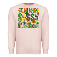 Pale Pink I'm the sassy one St. Patrick's Premium Sweatshirt - HowdyJamesFarm