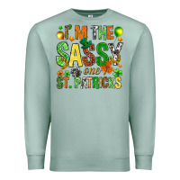 Seafoam I'm the sassy one St. Patrick's Premium Sweatshirt - HowdyJamesFarm