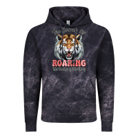 Cloud Black the heavens are roaring tiger Vintage Hoodie - MaliasSmallBusiness