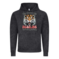 Vintage Black the heavens are roaring tiger Vintage Hoodie - MaliasSmallBusiness