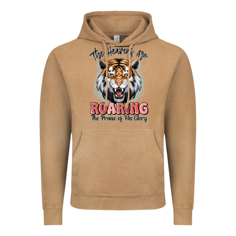 The Heavens Are Roaring Tiger Vintage Hoodie by MaliasSmallBusiness | Teevron