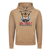 Vintage Coffee the heavens are roaring tiger Vintage Hoodie - MaliasSmallBusiness