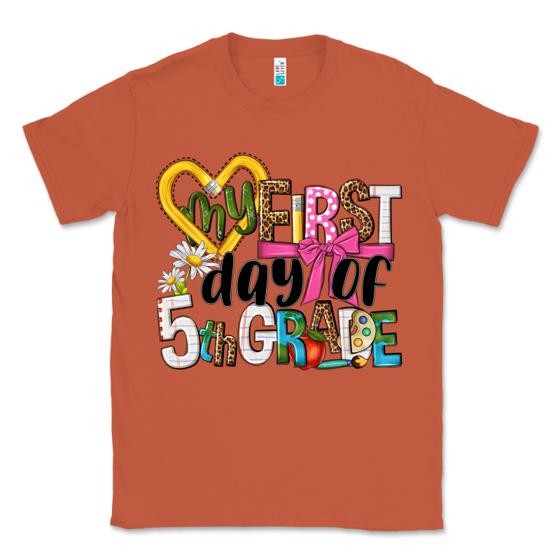 My First Day Of 5th Grade Classic Tee by NancyCooperArtShop | Teevron