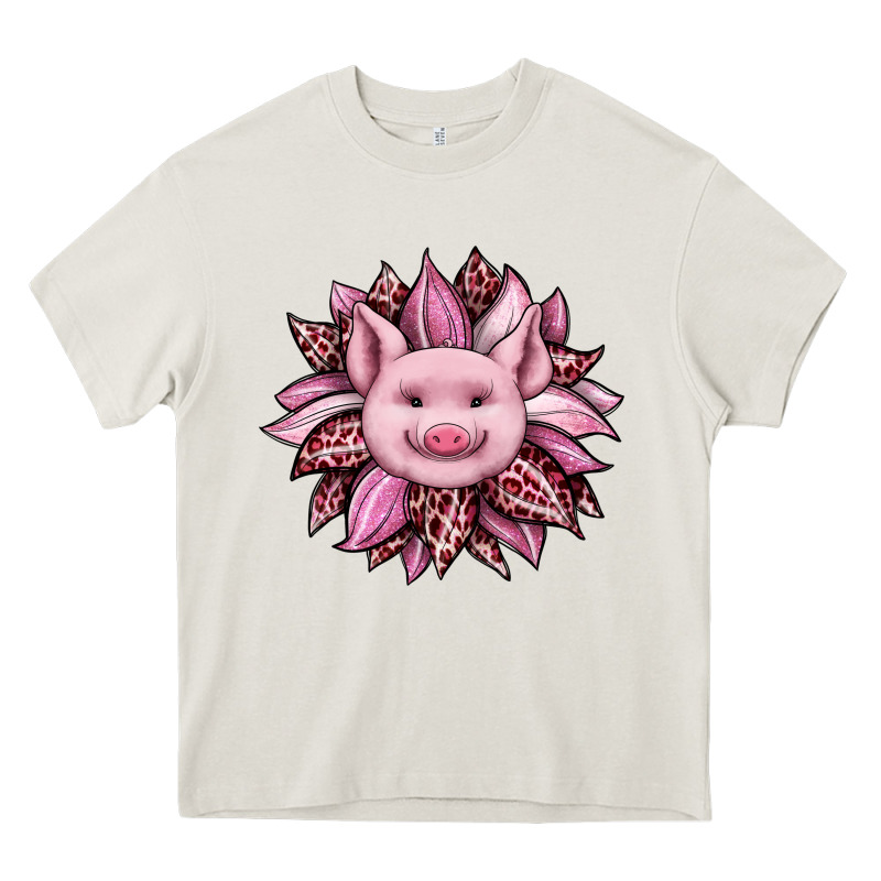 Sunflower Leopard Heavy Core Tee by JahusDesignShop | Teevron