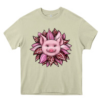 Mossy sunflower leopard Heavy Core Tee - JahusDesignShop