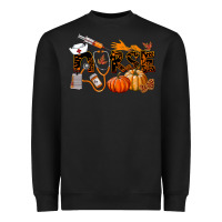 Black Fall Nurse Heavyweight Sweatshirt - LillyAllenDesigns