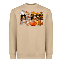 Mushroom Fall Nurse Heavyweight Sweatshirt - LillyAllenDesigns
