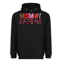 Black Mommy is my valentine mother's day Heavyweight Hoodie - HowdyJamesFarm