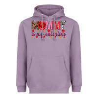 Lavender Mommy is my valentine mother's day Heavyweight Hoodie - HowdyJamesFarm