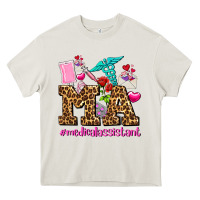 Cream valentines day m a medical assistant Heavy Core Tee - AdoDesignShop