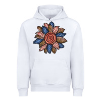 White american sunflower Urban Hoodie - BundleAndBundleShop