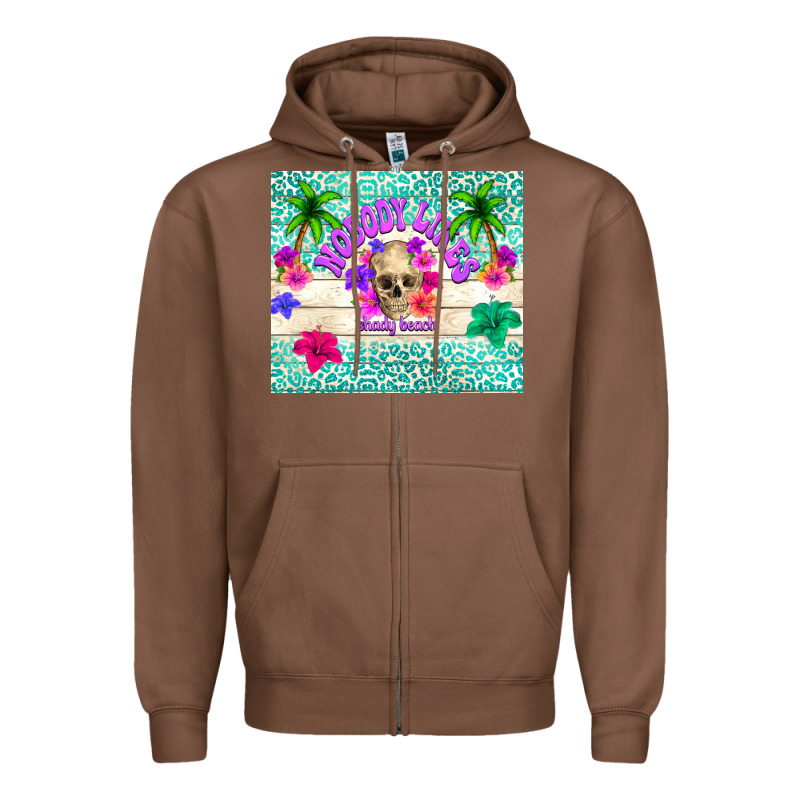 Nobody Likes Shady Beach Zipper Hoodie by TumblerDesignByShophia | Teevron