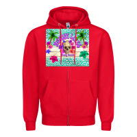 Red nobody likes shady beach Zipper Hoodie - TumblerDesignByShophia