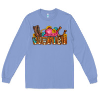 Colony Blue cowgirl Long Sleeve Tee - LillyAllenDesigns