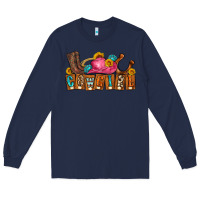 Navy cowgirl Long Sleeve Tee - LillyAllenDesigns