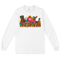 White cowgirl Long Sleeve Tee - LillyAllenDesigns