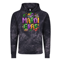Cloud Black mardi gras Vintage Hoodie - MaliasSmallBusiness