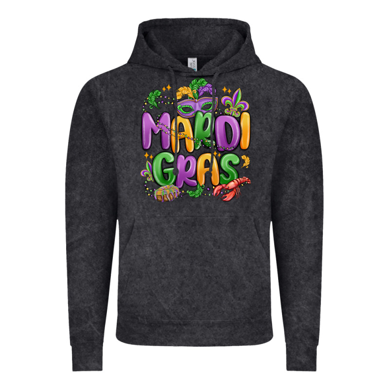 Mardi Gras Vintage Hoodie by MaliasSmallBusiness | Teevron