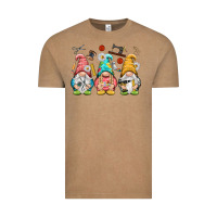 Vintage Coffee crafter gnomies Vintage Tee - NancyCooperArtShop