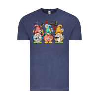 Vintage Denim crafter gnomies Vintage Tee - NancyCooperArtShop