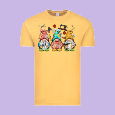 Crafter Gnomies Vintage Tee Designed By Nancycooperartshop