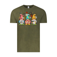 Vintage Olive crafter gnomies Vintage Tee - NancyCooperArtShop