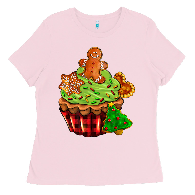 Christmas Cookie Cupcake Ladies Tee by AdoDesignShop | Teevron