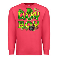 Cardinal Lucky Boy St. Patrick's Day Premium Sweatshirt - HowdyJamesFarm