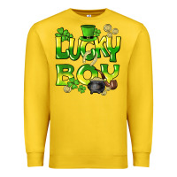 Lemon Lucky Boy St. Patrick's Day Premium Sweatshirt - HowdyJamesFarm