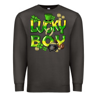 Smoke Lucky Boy St. Patrick's Day Premium Sweatshirt - HowdyJamesFarm