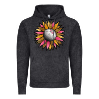 Vintage Black Volleyball Sunflower Vintage Hoodie - Jasminsmagicworld