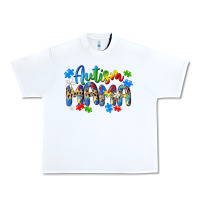 White autism mama Urban Heavy Tee - MaliasSmallBusiness