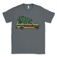 Charcoal Heather christmas vacation car Classic Tee - MaliasSmallBusiness
