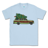 Dusty Blue christmas vacation car Classic Tee - MaliasSmallBusiness