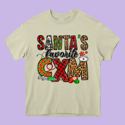 Santa's Favorite Cxm Heavy Core Tee Designed By Jasminsmagicworld
