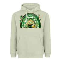 Matcha St. Patrick's rainbow Heavyweight Hoodie - CowGirlArtShop