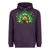 Plum St. Patrick's rainbow Heavyweight Hoodie - CowGirlArtShop