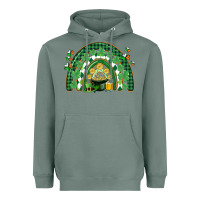 Sage St. Patrick's rainbow Heavyweight Hoodie - CowGirlArtShop