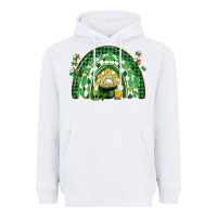 White St. Patrick's rainbow Heavyweight Hoodie - CowGirlArtShop