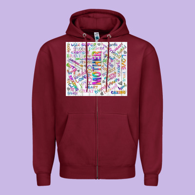 Mother Zipper Hoodie Designed By Tumblerdesignbyshophia