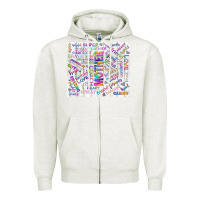 Oatmeal Heather mother Zipper Hoodie - TumblerDesignByShophia