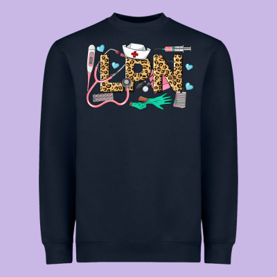 Lpn Certified Nursing Assistant Heavyweight Sweatshirt Designed By Lillyallendesigns