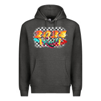 Charcoal Heather Race 2024 Premium Hoodie - CowGirlArtShop