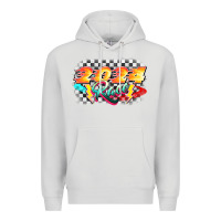 Dove Grey Race 2024 Premium Hoodie - CowGirlArtShop