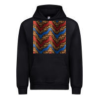 Black leopard 4th of july seamless pattern Urban Hoodie - BundleAndBundleShop