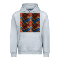 Heather Grey leopard 4th of july seamless pattern Urban Hoodie - BundleAndBundleShop
