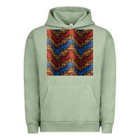 Pigment Oil Green leopard 4th of july seamless pattern Urban Hoodie - BundleAndBundleShop