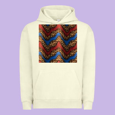 Leopard 4th Of July Seamless Pattern Urban Hoodie Designed By Bundleandbundleshop